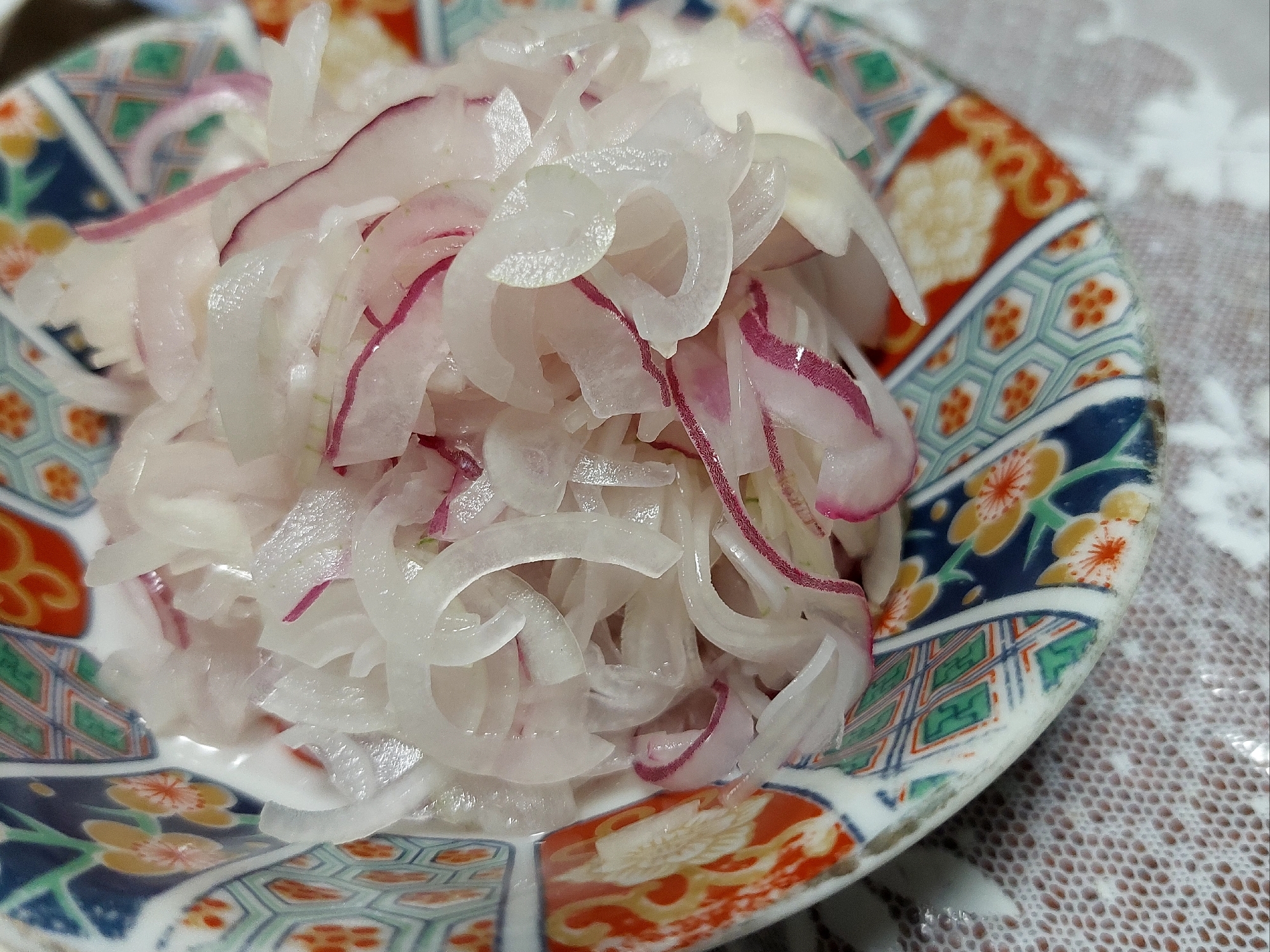 かんたん酢で新玉ねぎの酢の物