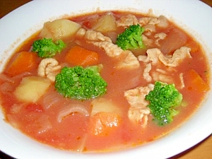 ビーフシチュー風スープ