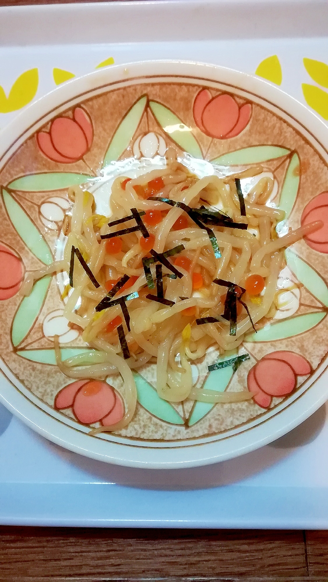 もやしとイクラの醤油漬けのポン酢和え レシピ・作り方 by みずたま