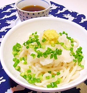 暑い夏にさっぱりいただく◇冷やしおろしうどん