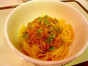 ニンニク和え麺