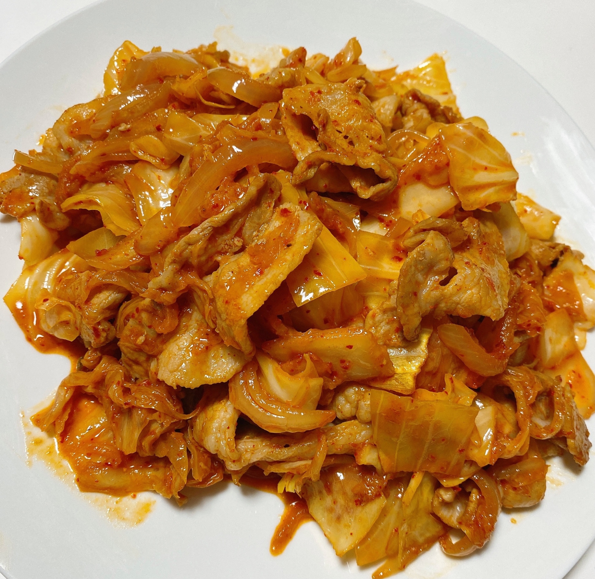 市販のキムチで作る簡単!【豚キムチ】