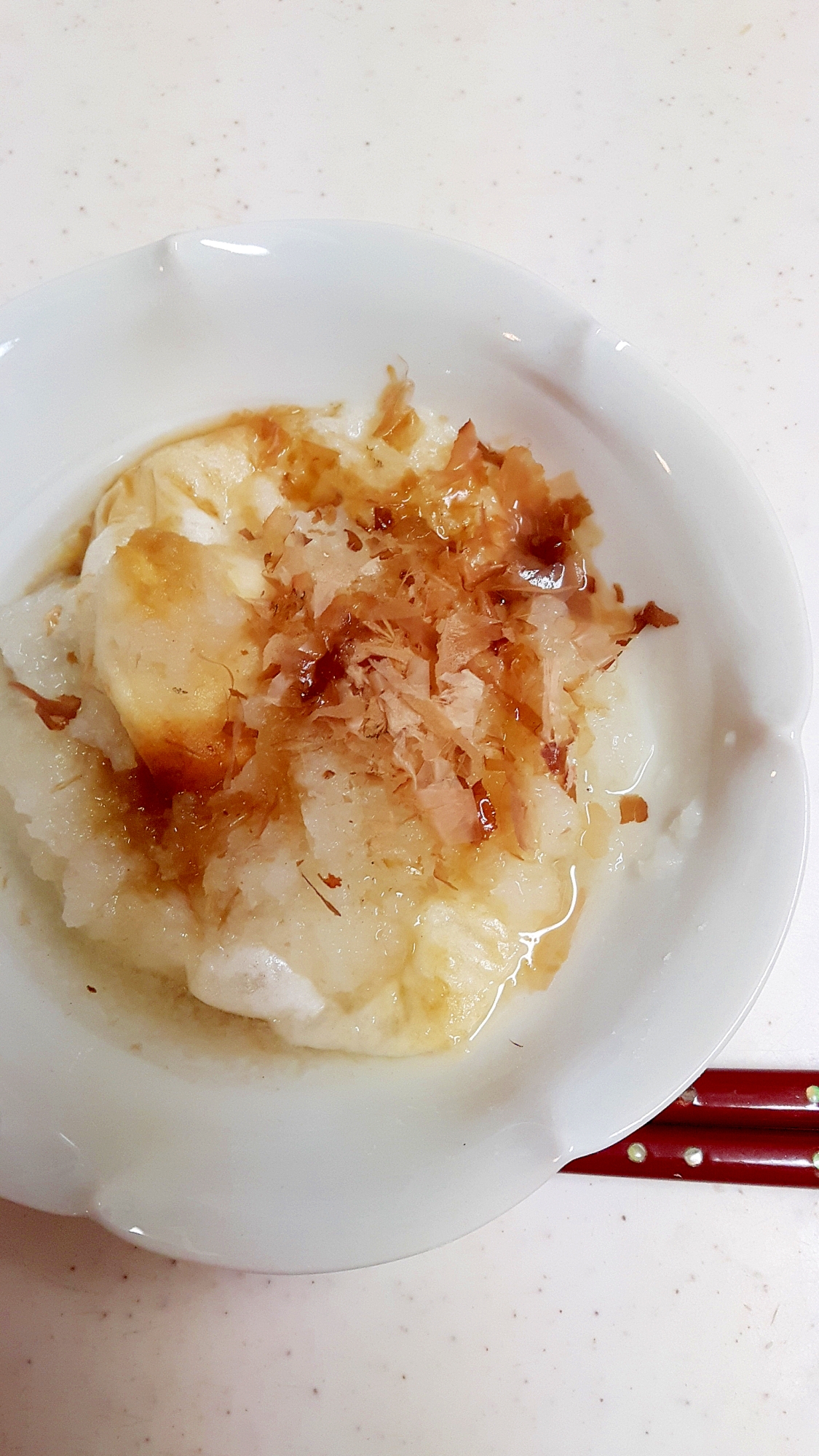 夜食や朝食に!(^^)消化に優しい大根おろし餅♪