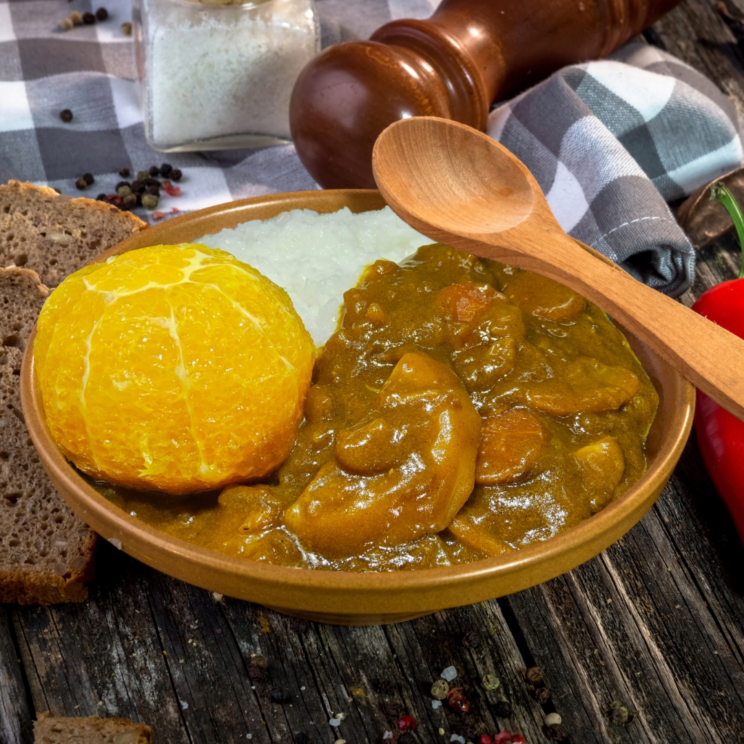 祝宝オレンジ・:*三Σ((૭ ᐕ)っ✮.*˚咖喱粥