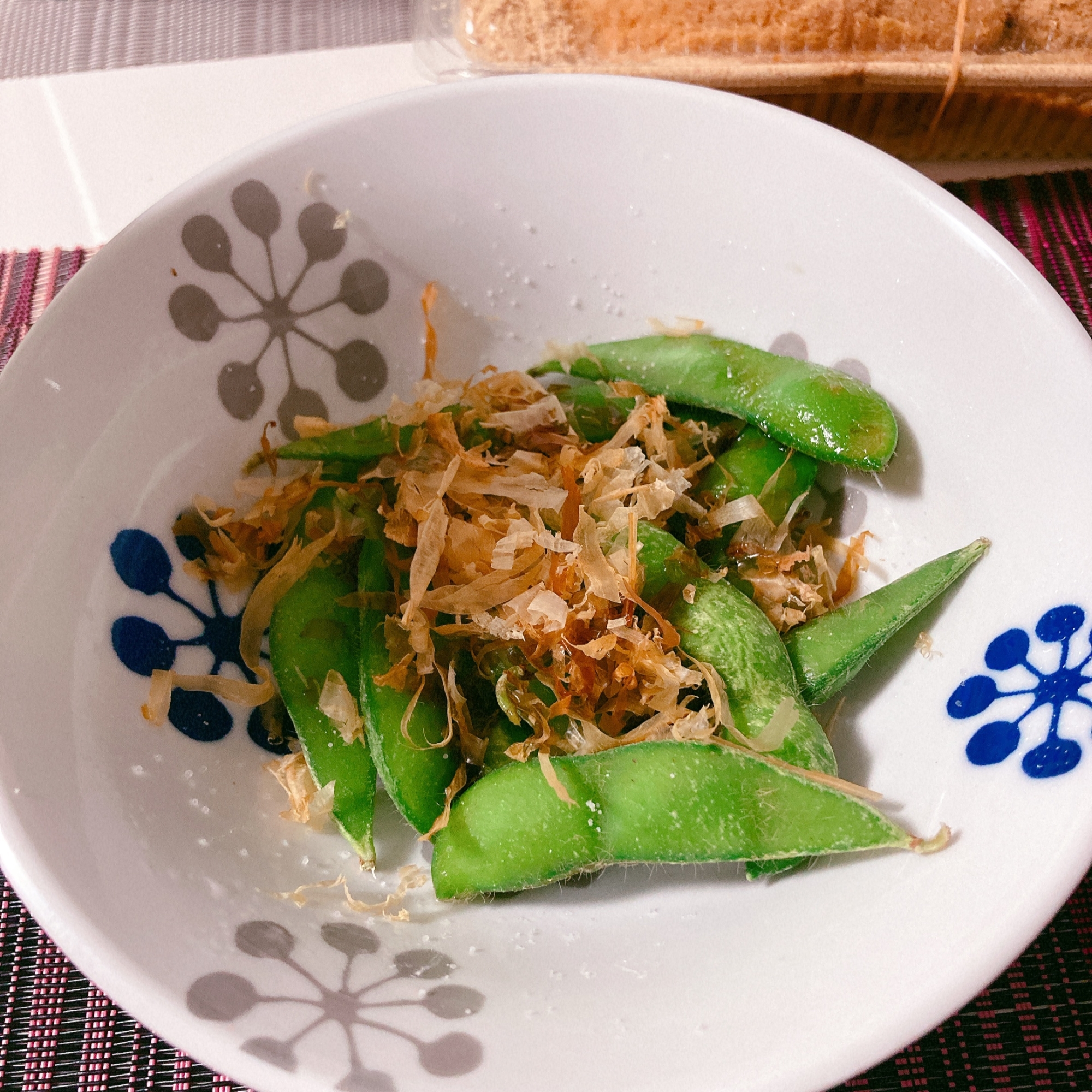 枝豆の麺つゆおかか