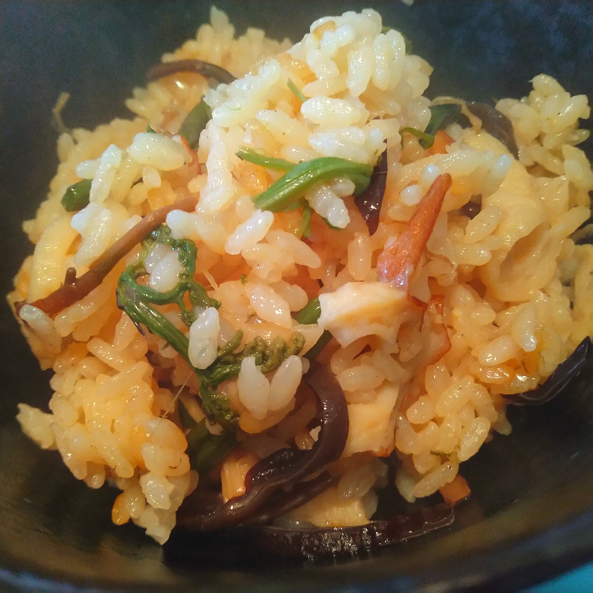 簡単！山菜炊き込みご飯