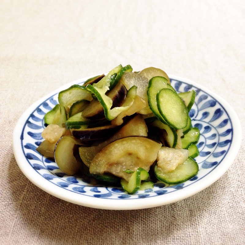 胡瓜とナスの酢の物