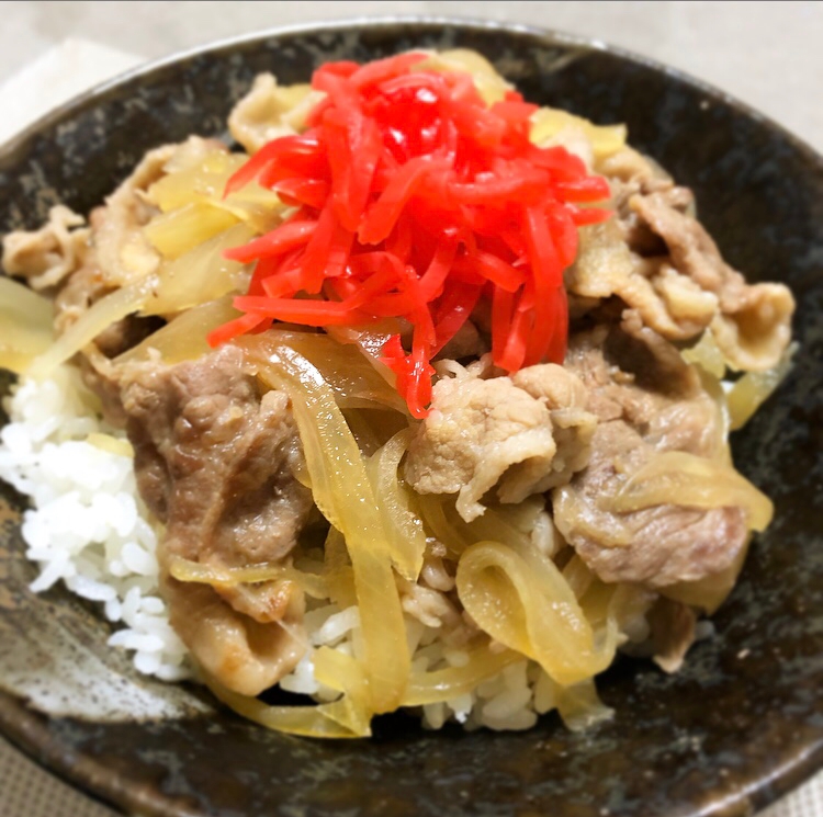 旦那も息子も喜ぶ♩お手軽牛丼