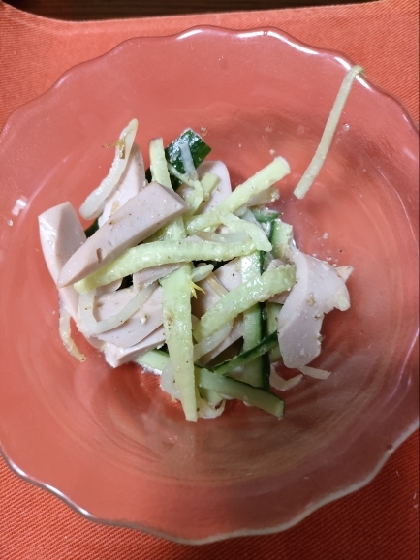 ナムル風ᕷ*きゅうりとギョニソのマヨぽん和えꕤ୭*