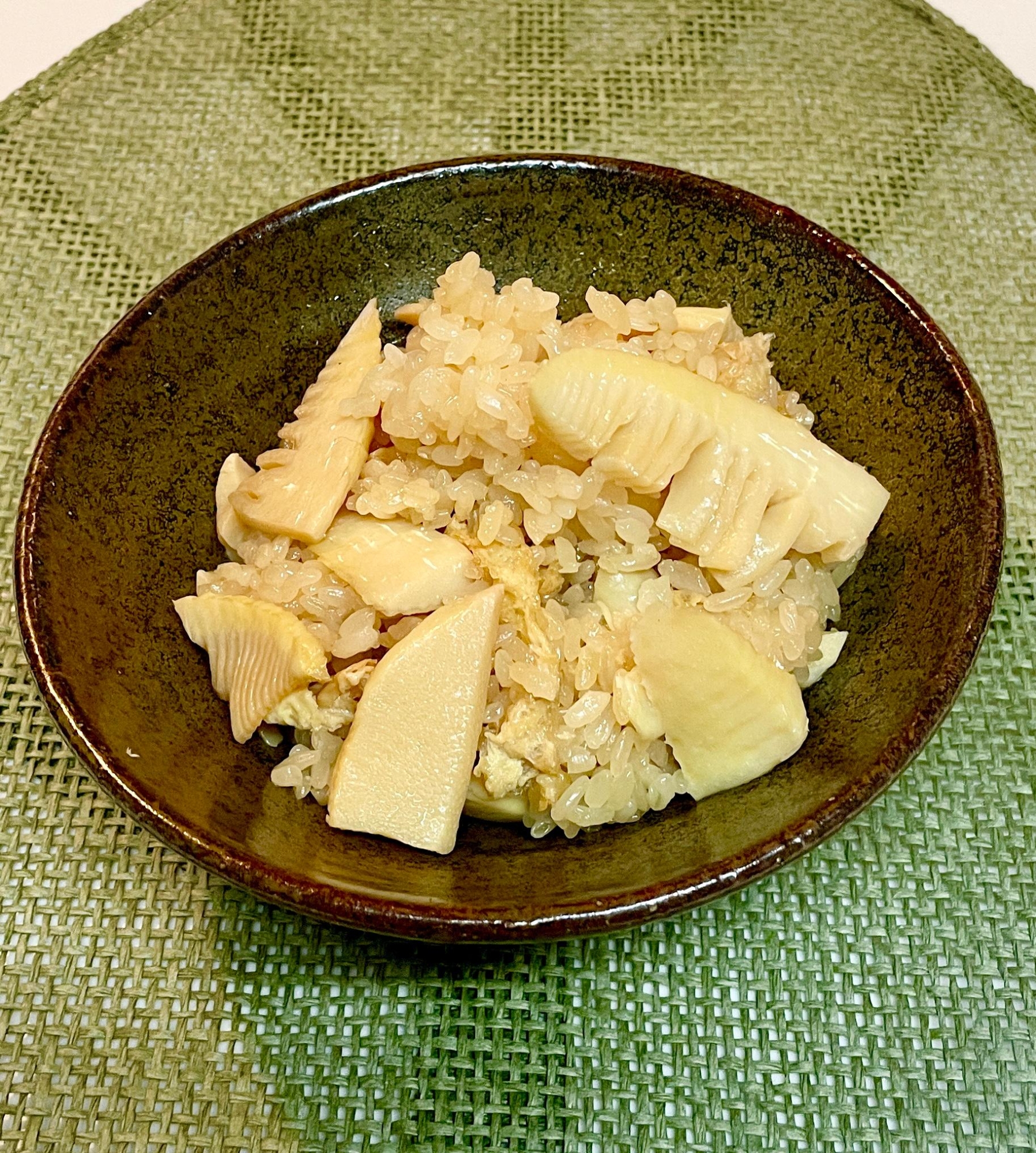 もち米100% 蒸篭で蒸し蒸し♡たけのこおこわ