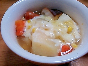 とろーりチーズが濃厚(＾＾）野菜スープ