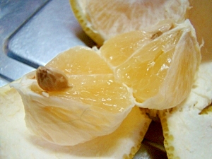 私流 種が多くぽそぽそ柑橘の処理法 レシピ 作り方 By Sundisk 楽天レシピ