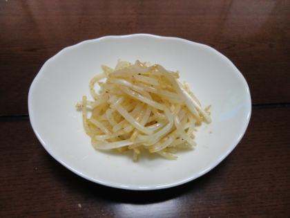 もやしが簡単にたっぷり食べられる副菜になるなんてありがたいです^ ^