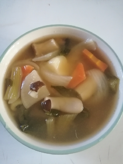 野菜たっぷり☆和風ポトフ風スープ