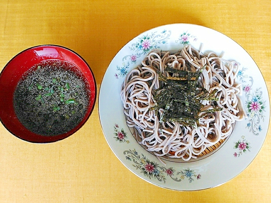 シンプルなざる蕎麦