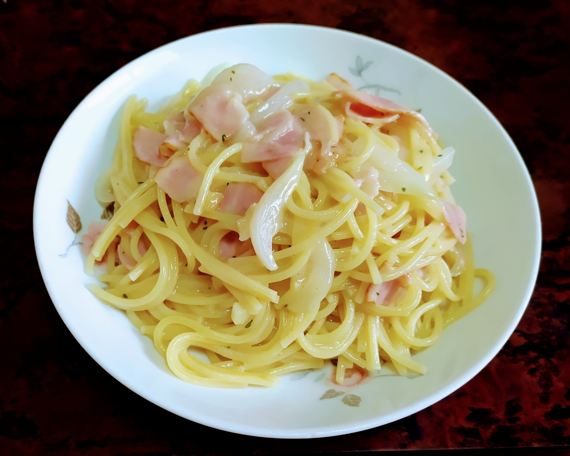 カップスープで!ポタージュパスタ