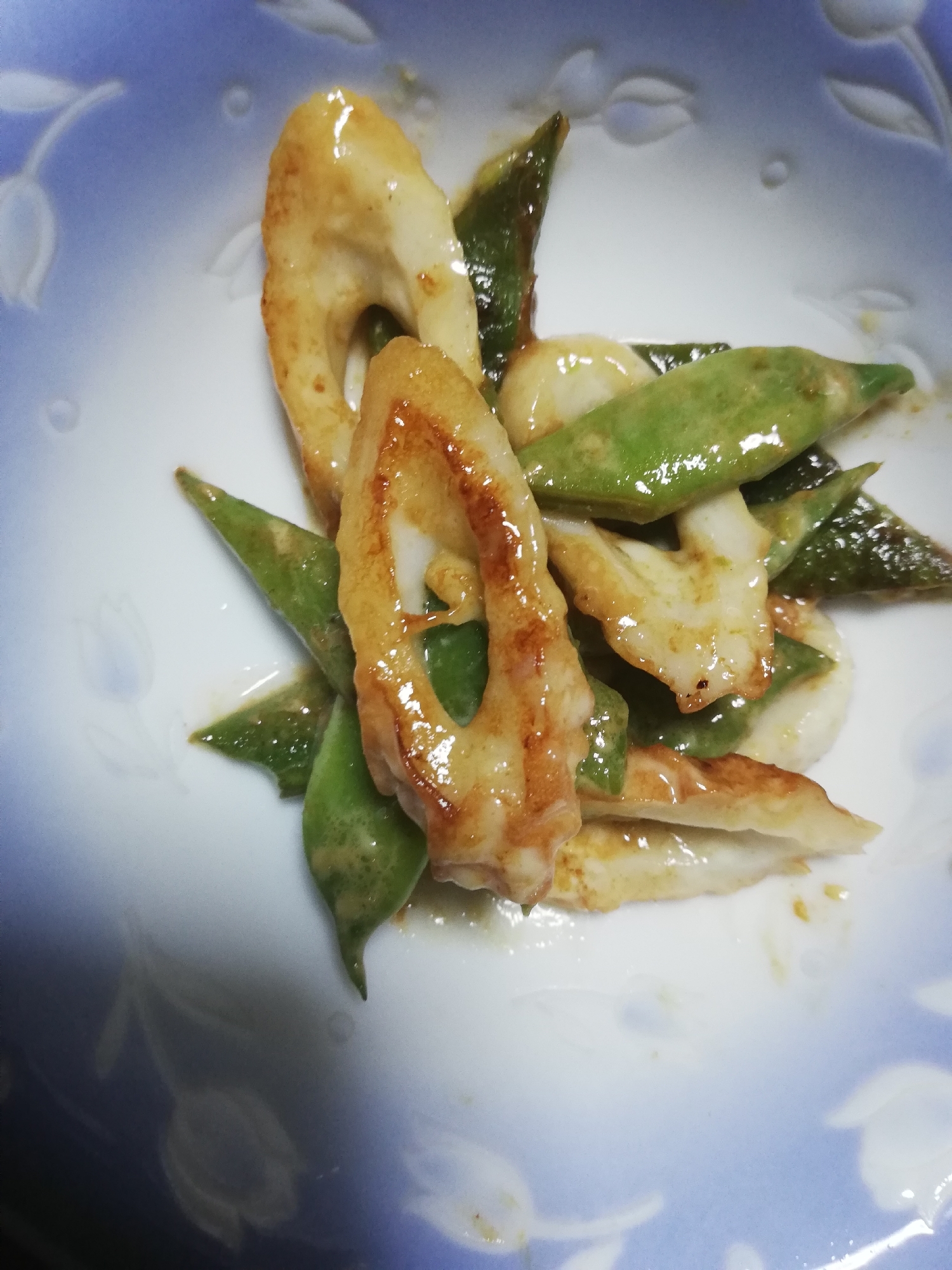 モロッコインゲンとちくわのマヨ醤油炒め