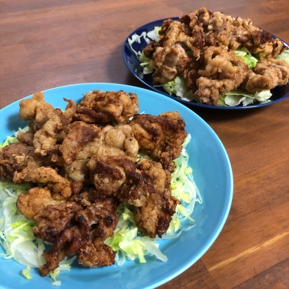 片栗粉が見つからなくて小麦粉で代用しましたが、美味しくできました！
味付け良く、子供も箸が止まらず。