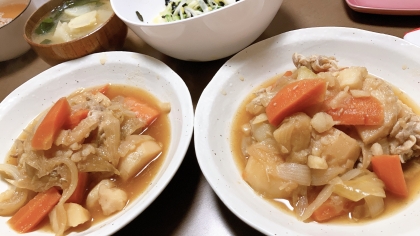 ストウブ鍋で♪ほったらかしの☆肉じゃが