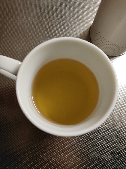 ハチミツ生姜の緑茶ホットレモン