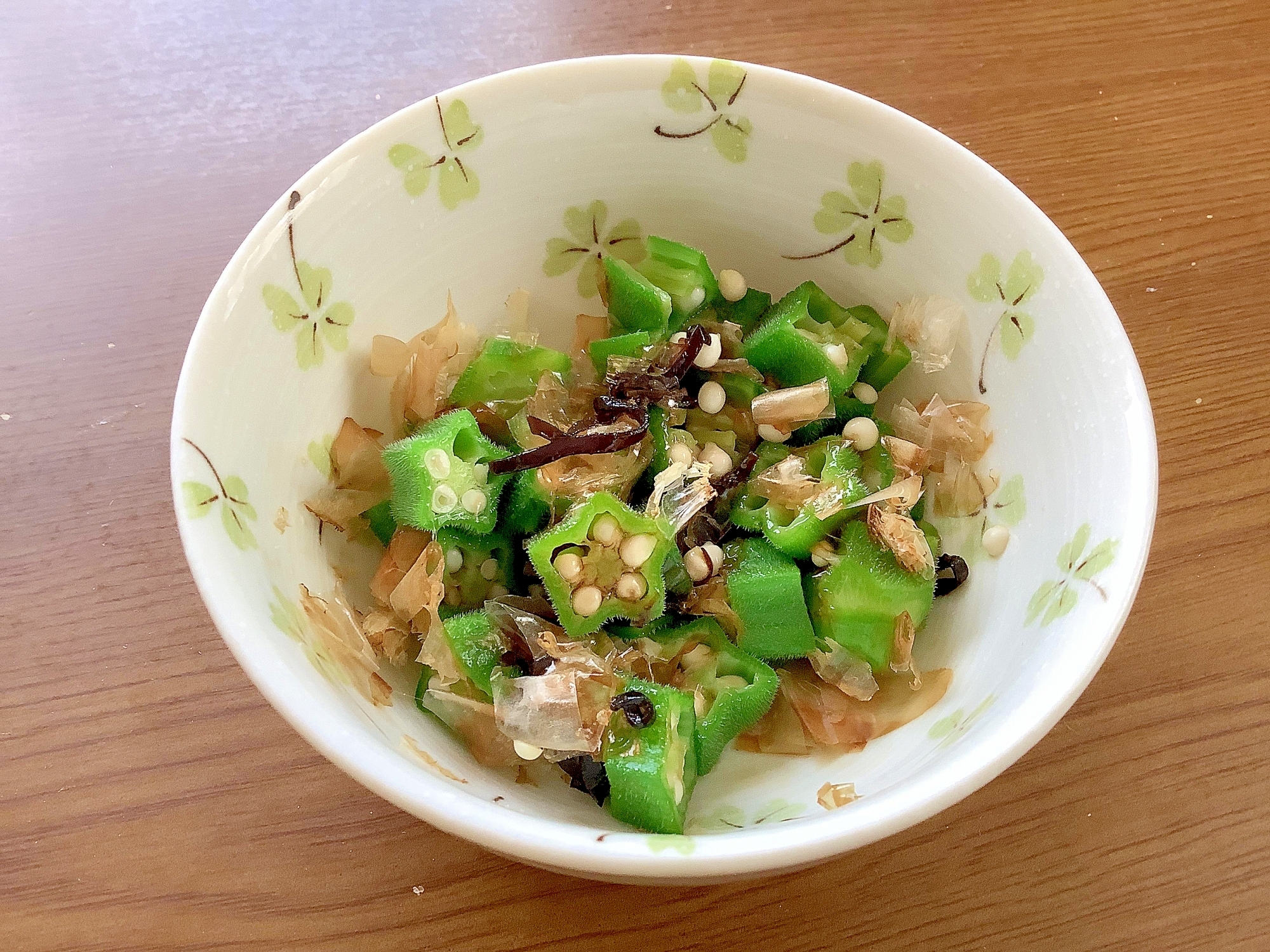 オクラの塩昆布和え