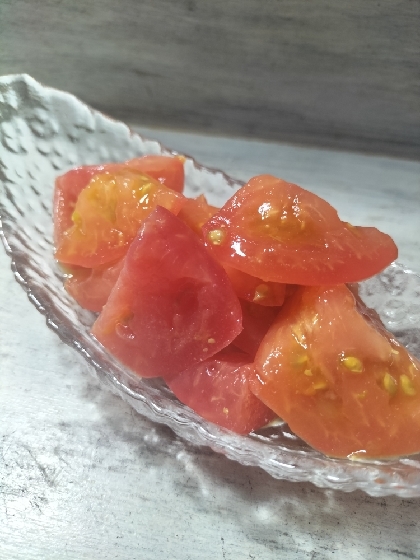 トマトの辛子和え