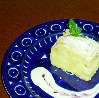 ヨーグルトポムポム・・・リンゴとヨーグルトのケーキ