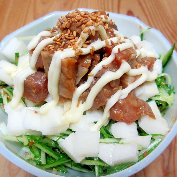 カツオの漬けと長いものマヨネーズ丼 レシピ 作り方 By Mococo05 楽天レシピ カツオの漬けと長いものマヨネーズ丼 レシピ 作り方 By Mococo05 楽天レシピ