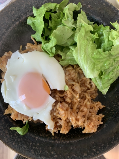 目玉焼きのせました！美味しかったです╰(*´︶`*)╯レシピ感謝♪