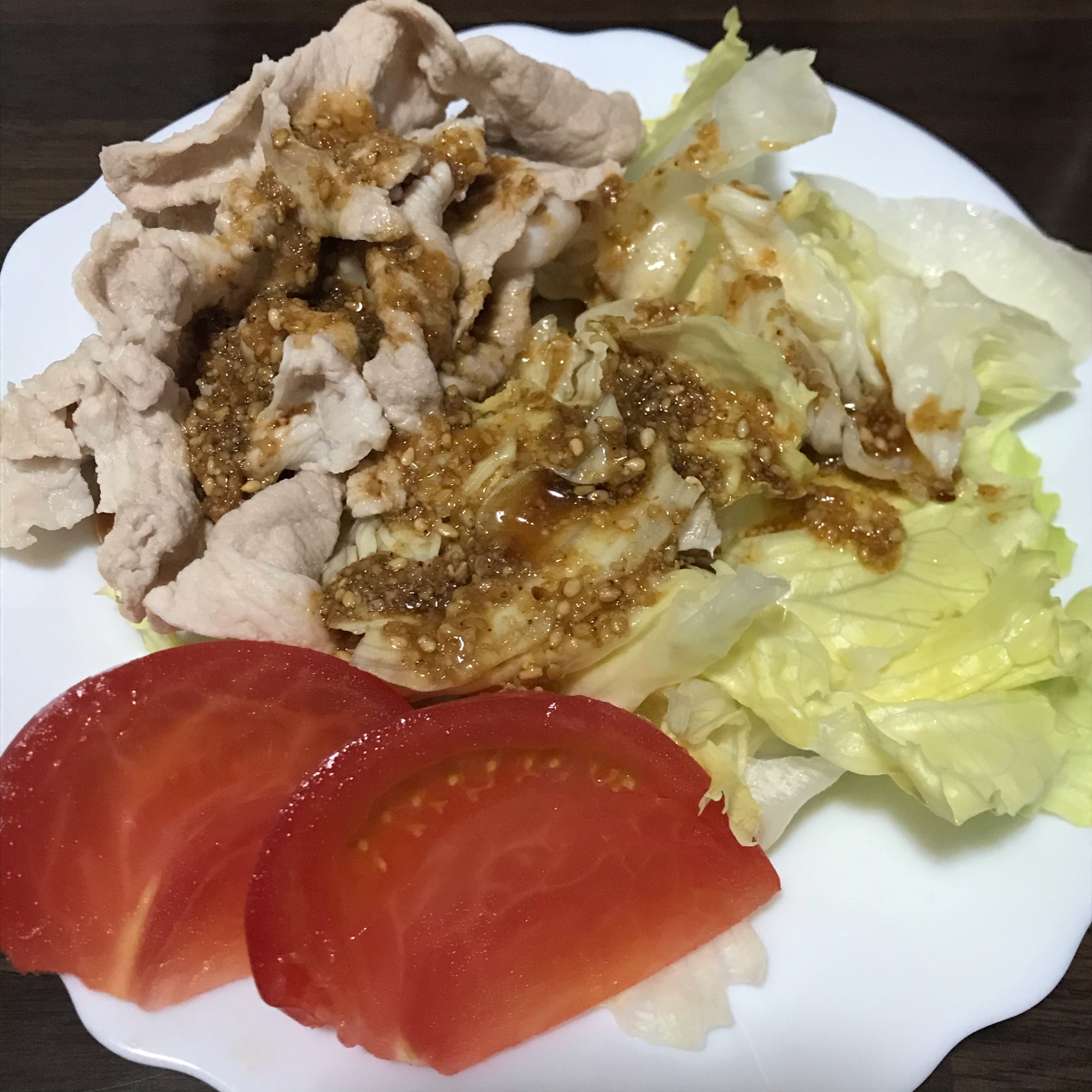 ポン酢ダレでたべる☆豚肉の冷しゃぶ