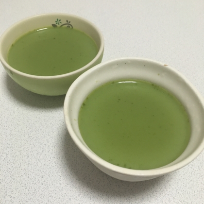 とっても簡単な抹茶プリン