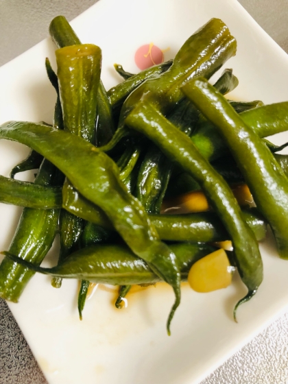 いんげん大量消費！簡単醤油煮