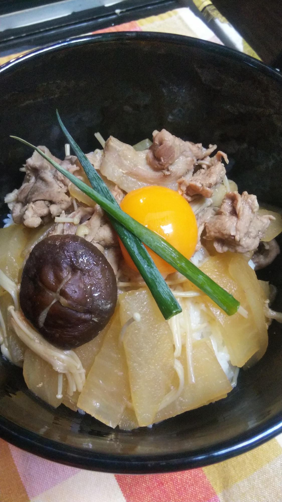 味染み☆豚たますき丼