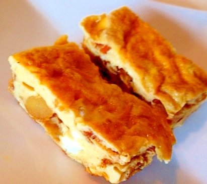 お弁当に！余ったカレーで卵焼き