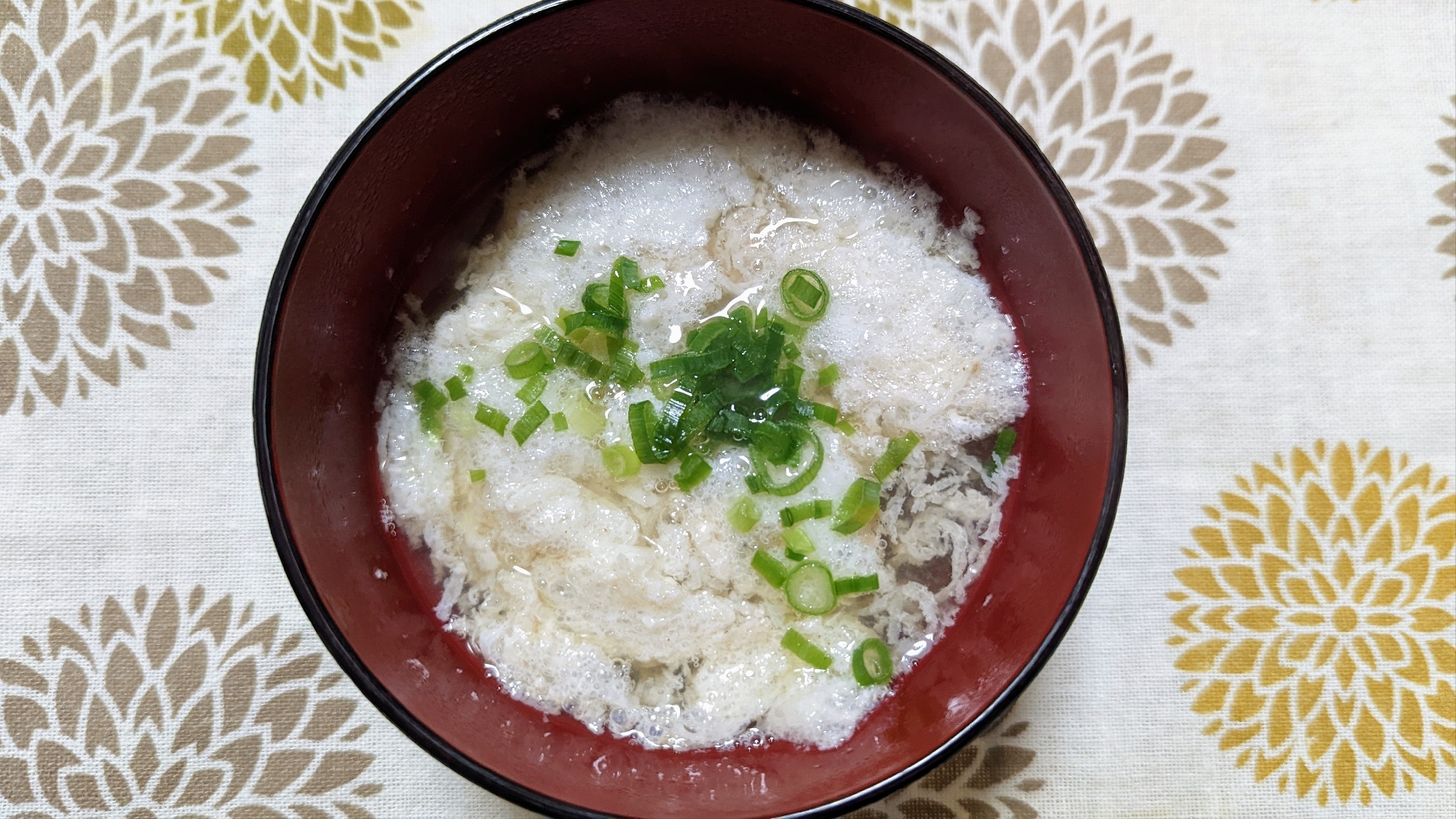 卵白と大根おろしのふわふわお吸い物