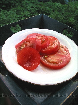 トマトでかんたん夏サラダ♪【シャーベットマト】