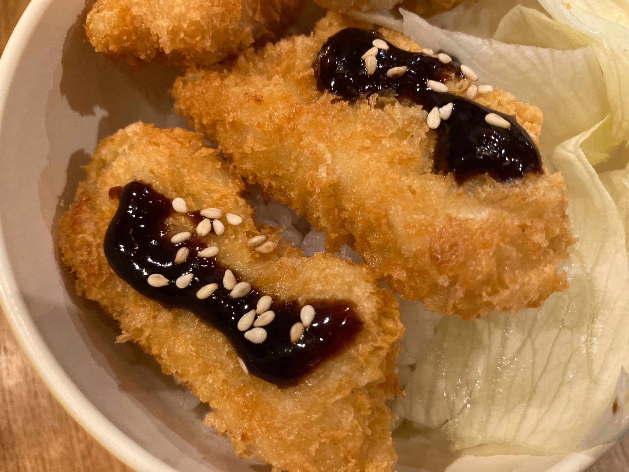 みそチキンカツ丼