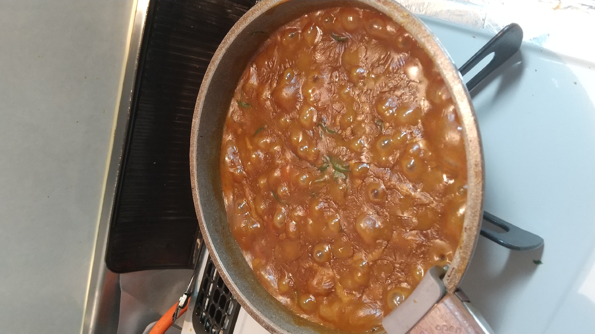 夏を乗りきろう！ピーマンと豆のカレー