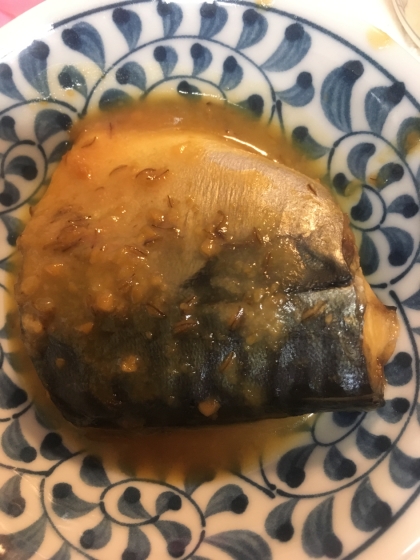 さばの味噌煮、久しぶりに作りました。魚が苦手な娘が今日の魚は美味しい！と食べてくれました。ありがとうございます♪