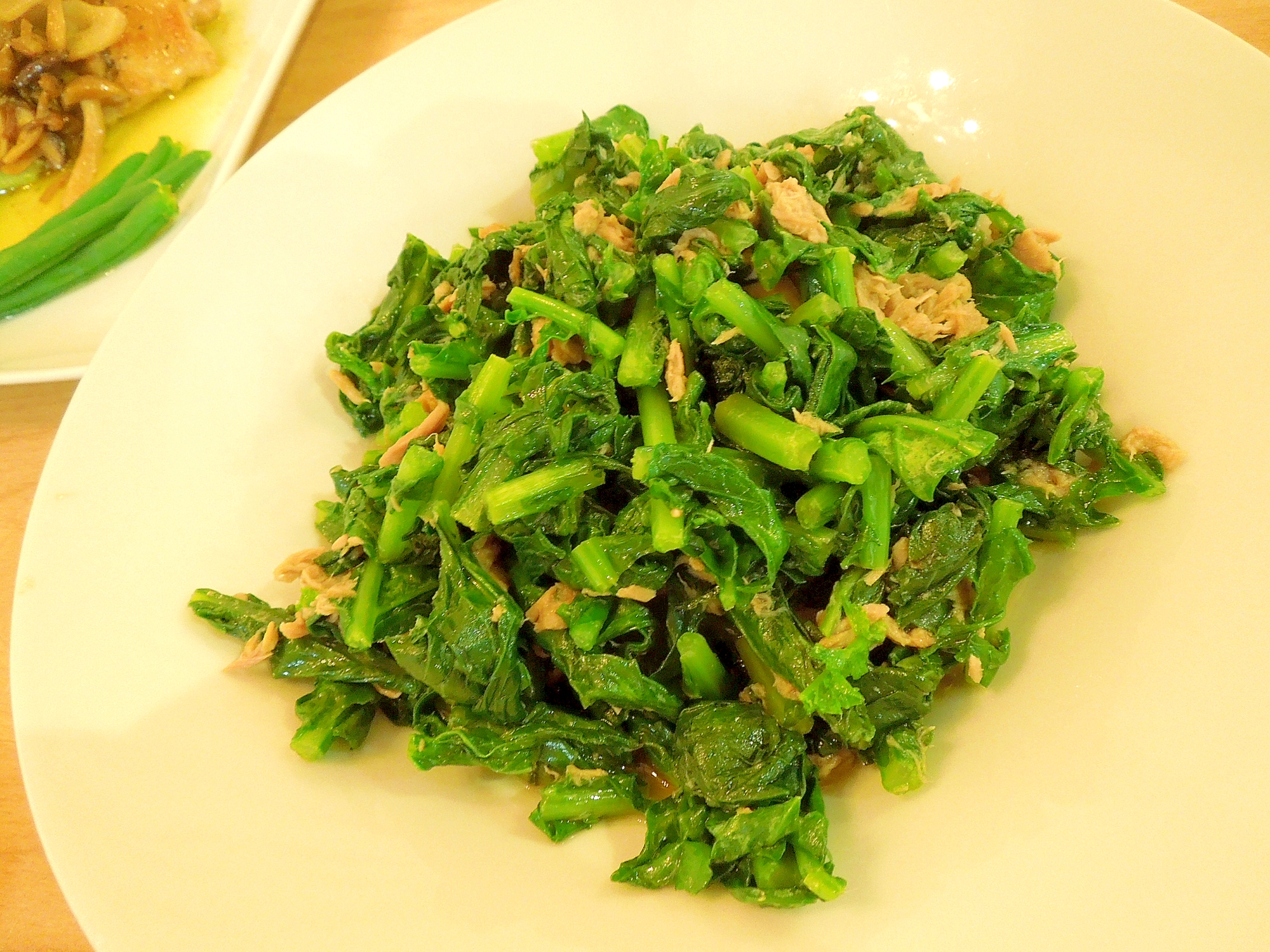 栄養たっぷり 大根葉のツナ炒め レシピ 作り方 By ミルク白うさぎ 楽天レシピ