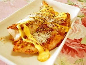 塩麹ｄｅ❤鶏胸肉の香草マヨパン粉焼き❤