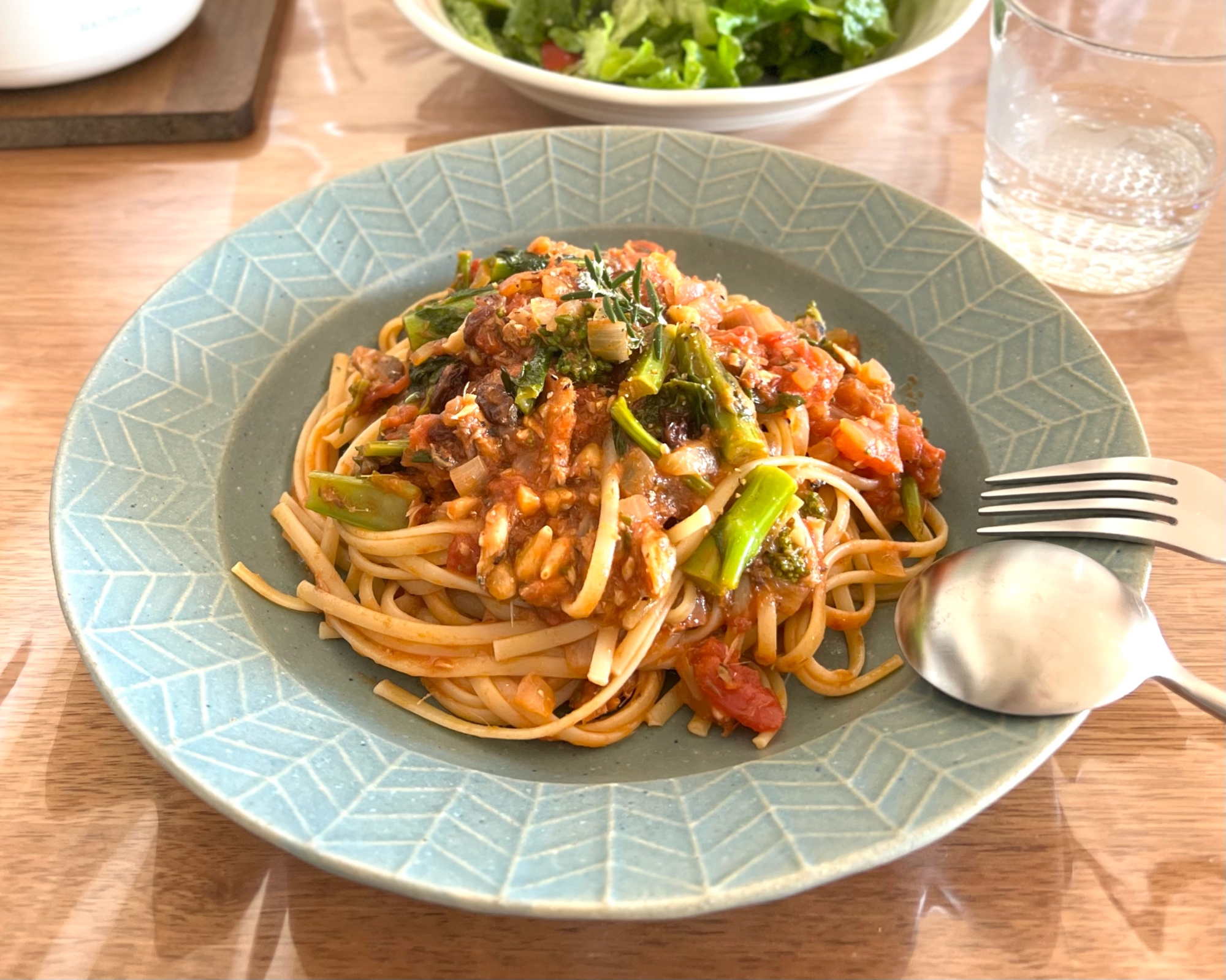 【おうちで本格イタリアン】鰯のトマトソースパスタ