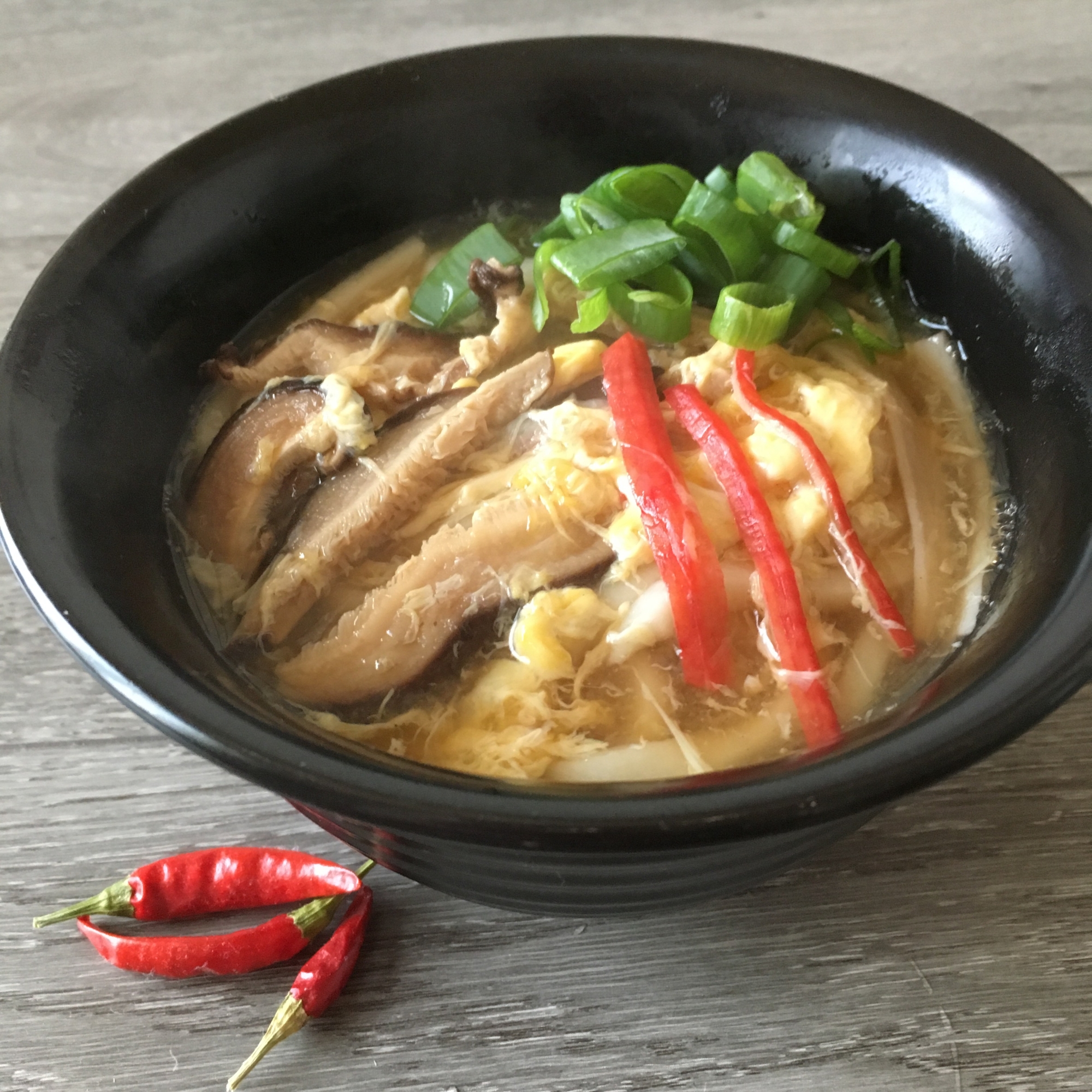 カニ玉あんかけうどん♪