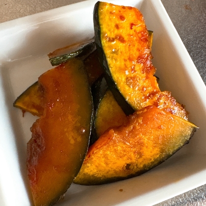 焼くだけ！かぼちゃの甘辛焼き
