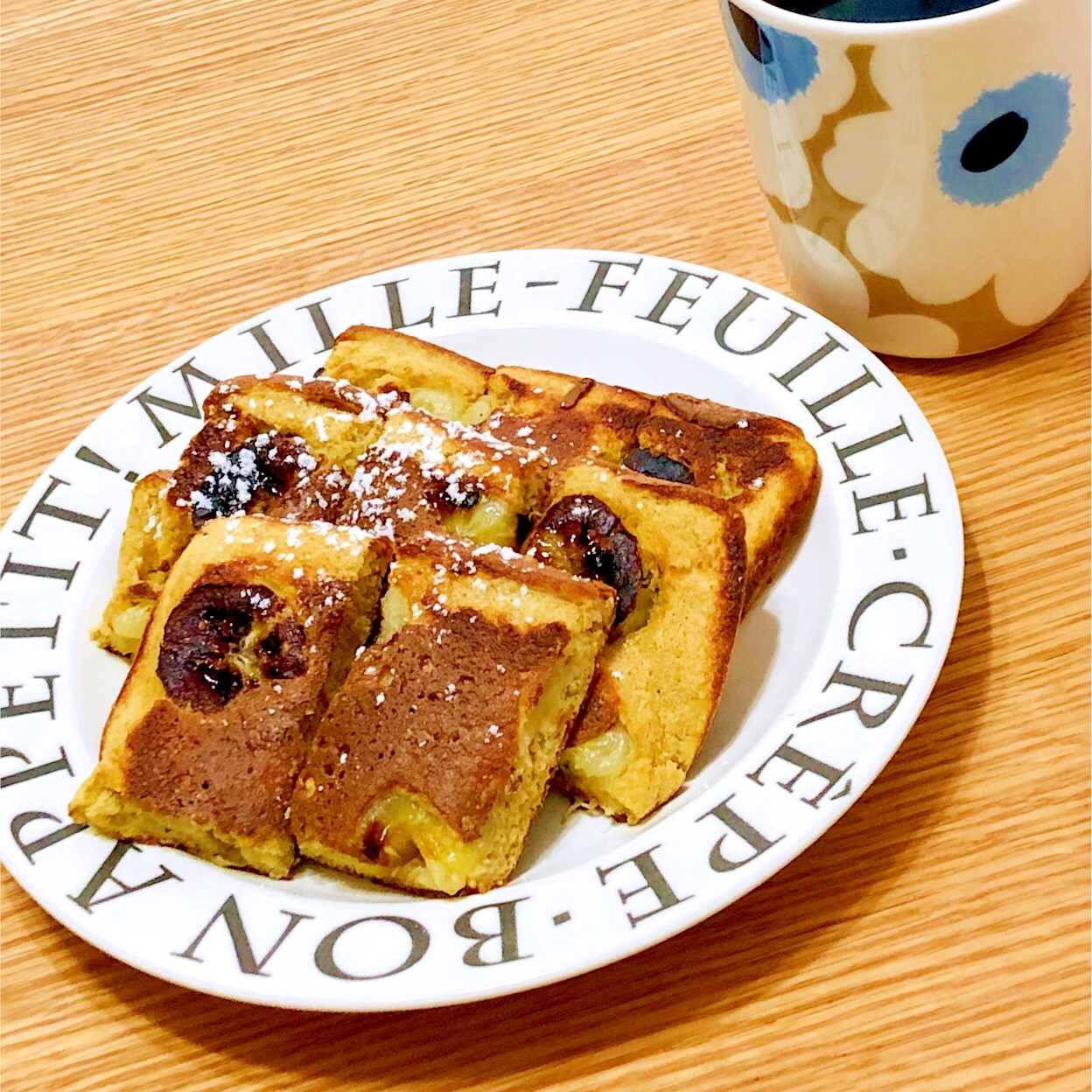 材料4つ！オートミールバナナパンケーキ