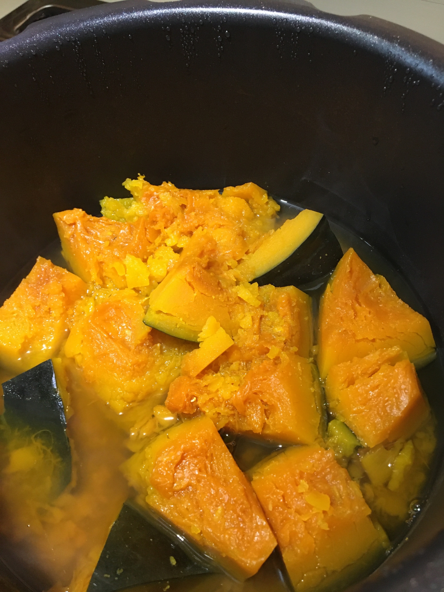 圧力鍋で簡単！かぼちゃの煮物