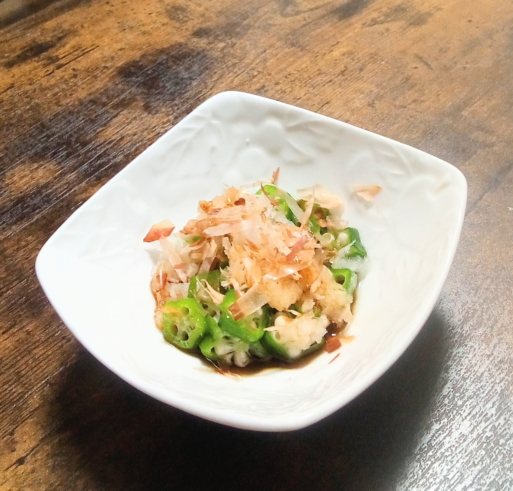 超簡単♪大根おろしとポン酢でオクラ和え