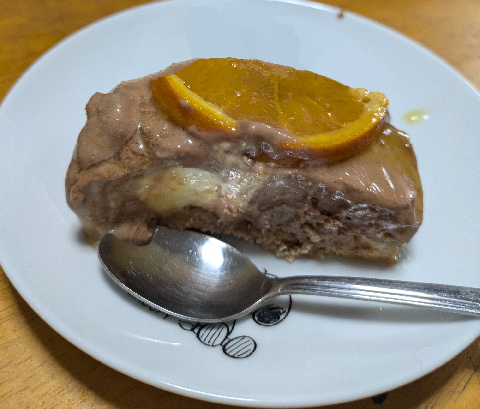 オレンジとチョコレートのケーキ