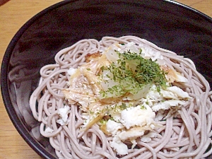 焼きカレイぶっかけそば