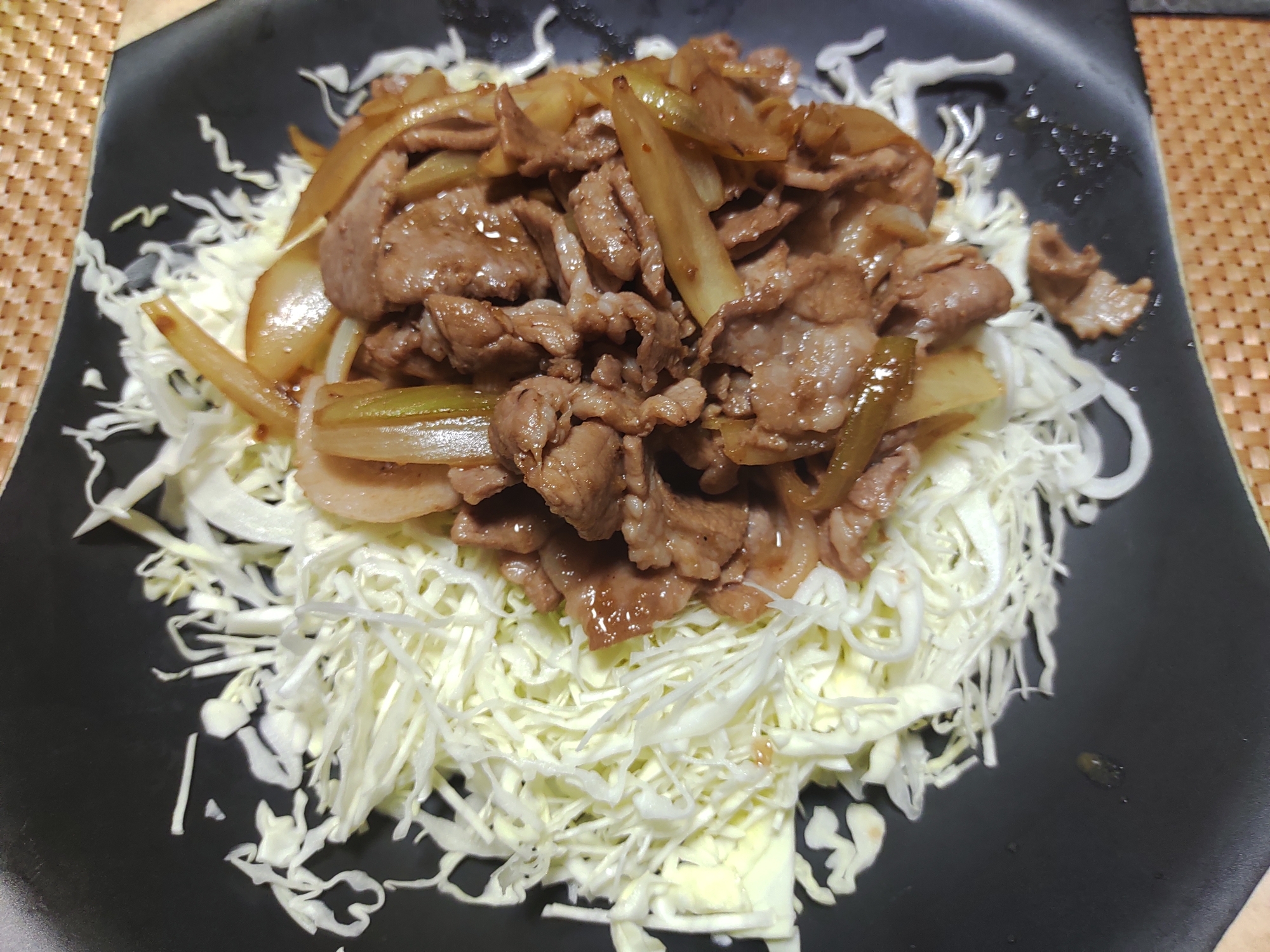 豚もも肉のみそ炒め